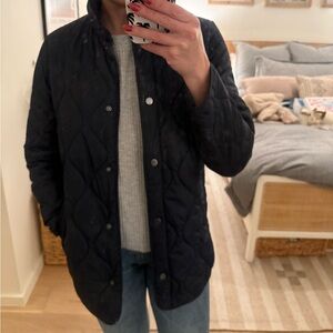 32 Degrees Navy Quilted Jacket | XS